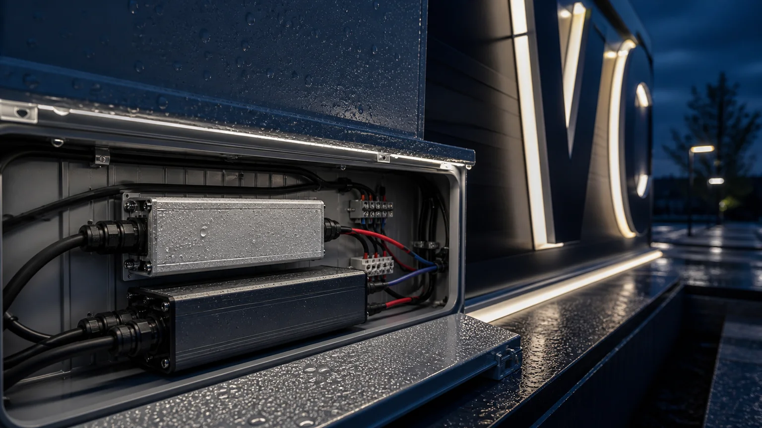 超薄 LED 显示电源选型指南:广告灯箱、数字标牌与建筑灯具的薄型电源选择